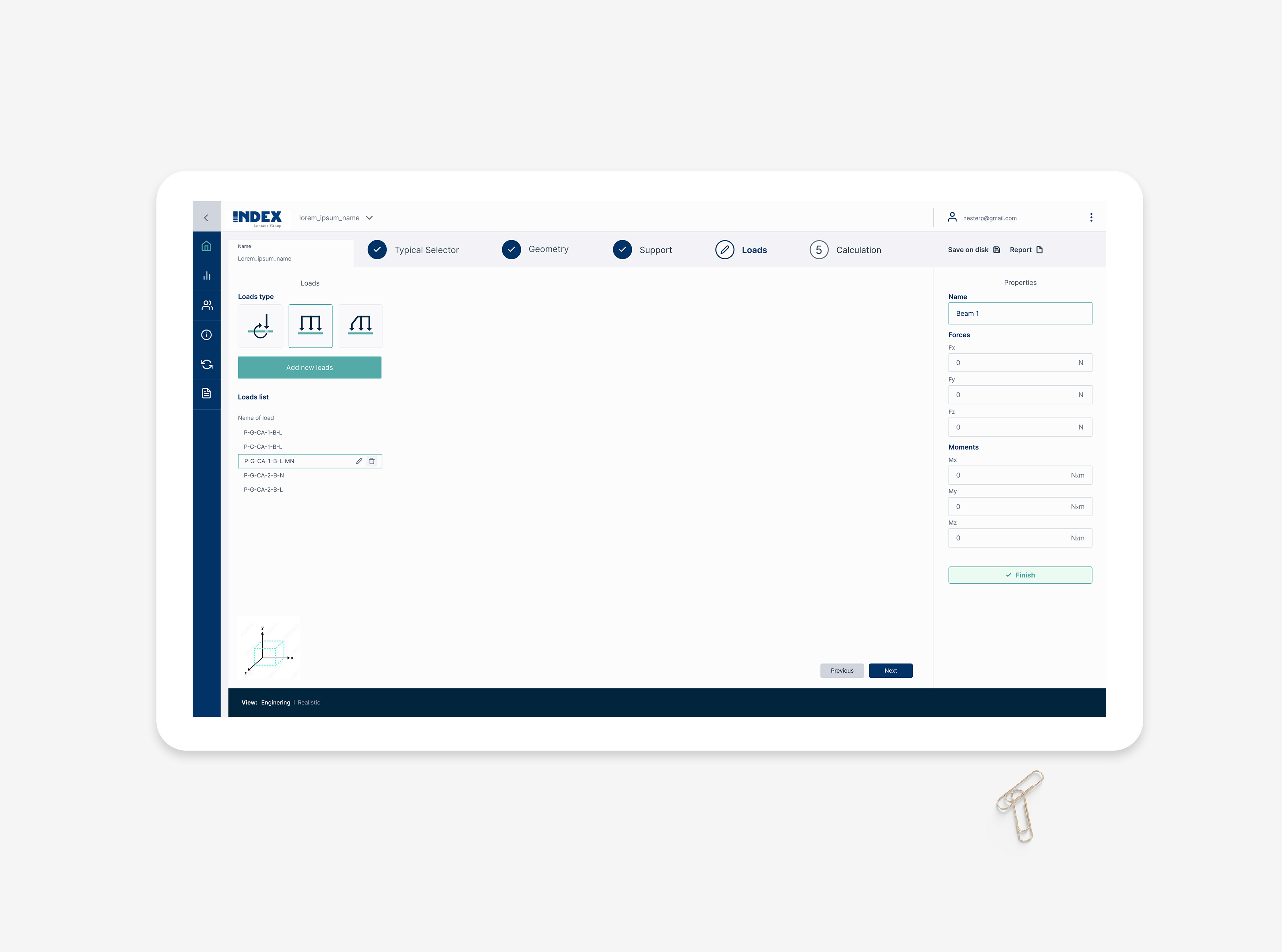 Projekty UI dla Index, Belgia